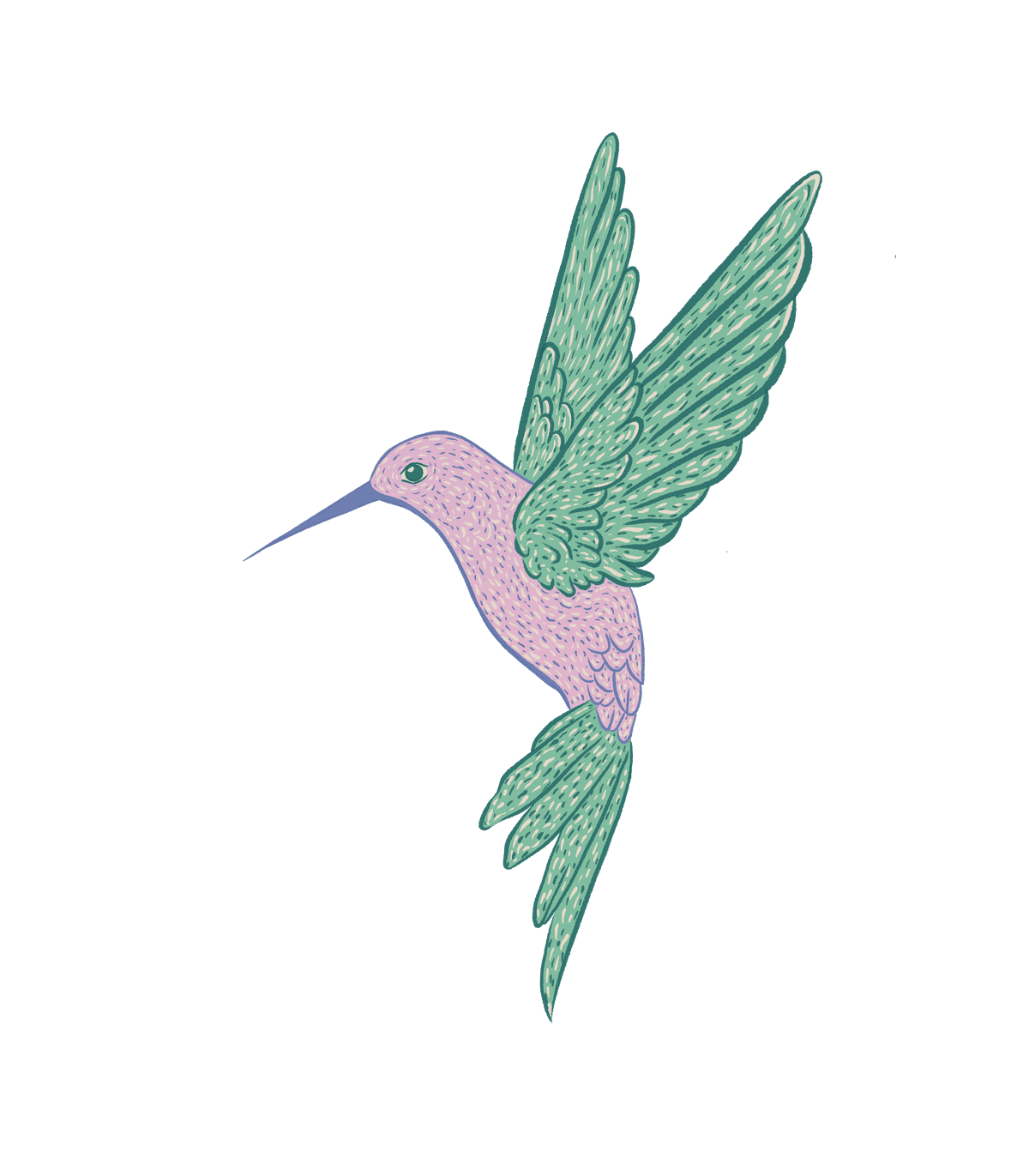 Colibri - Inspiración de los jardines de Giverny
